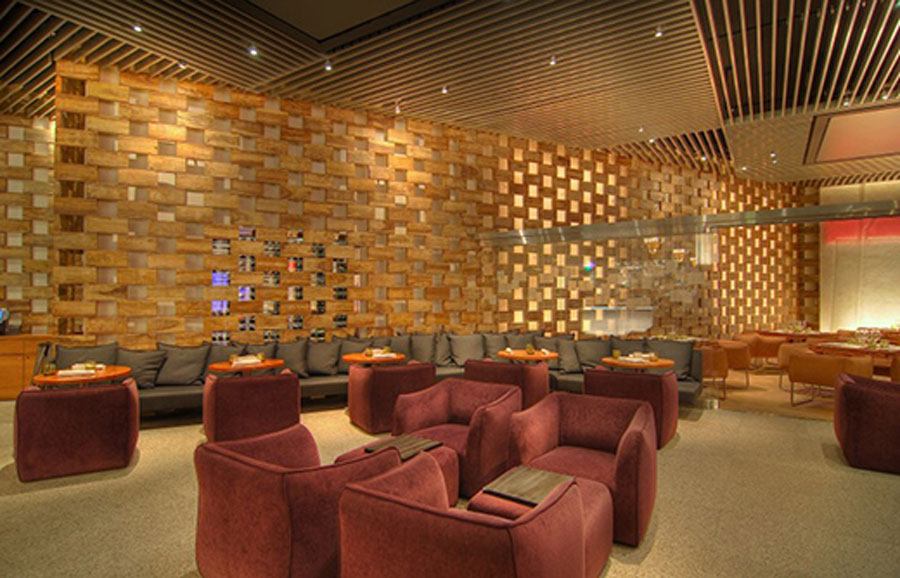 creative wood interior design ideas with modern decor hospitality restaurant interior design of stripsteak las vegas geometric wood decor - Restaurant Interior Design Ideas creative wood interior design ideas with modern decor hospitality restaurant interior design of stripsteak las vegas geometric wood decor - Restaurant Interior Design Ideas
