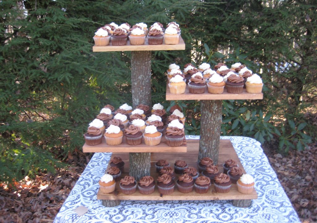 Rustic Wedding Cake Stand Cupcake Dessert Rustic Wedding Cake Stand Cupcake Dessert