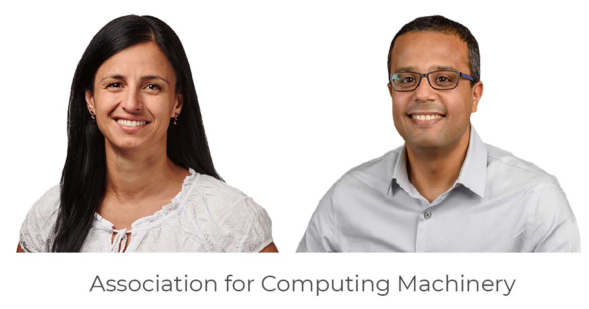 Lyublena Antova and Mohamed Soliman at ACM