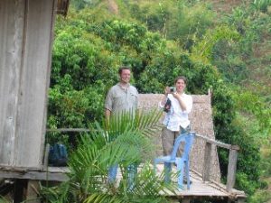 Anna and Lenny at Akha