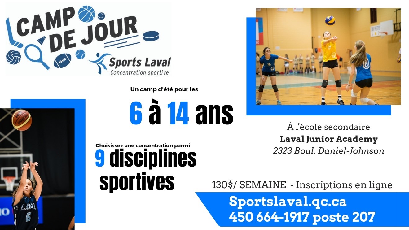 Camp de jour sportif (À confirmer pour 2020) Tennis Laval Camp de jour sportif (À confirmer pour 2020) Tennis Laval