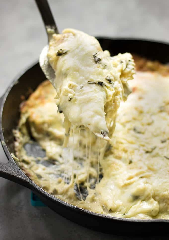 Seared Chicken with Creamy Spinach and Artichokes Seared Chicken with Creamy Spinach and Artichokes