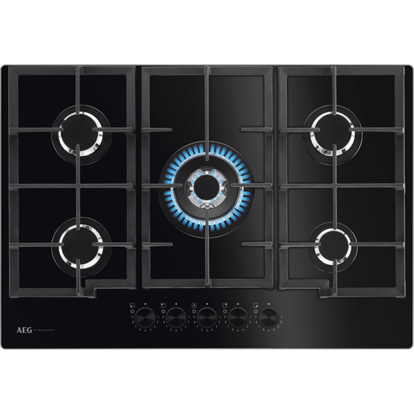 כיריים גז 5 להבות AEG דגם HKB75341NB
