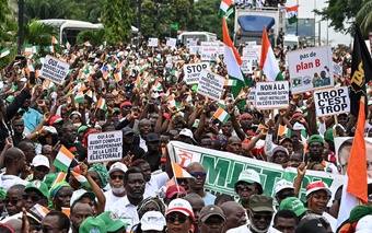 Protests erupt in Côte d'Ivoire after opposition leaders blocked from election