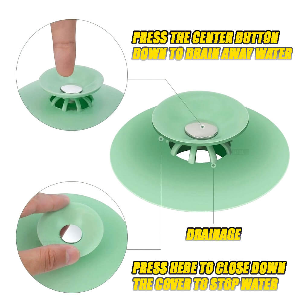 Anticlogging Silicone Sink Strainer® (2pieces) Best Gadget Store