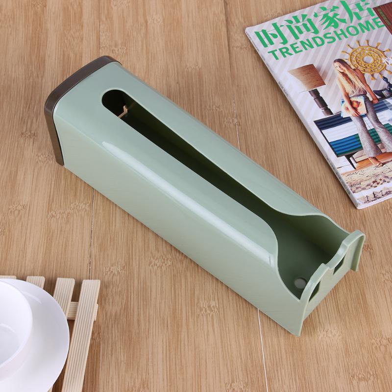 trash can with bag dispenser