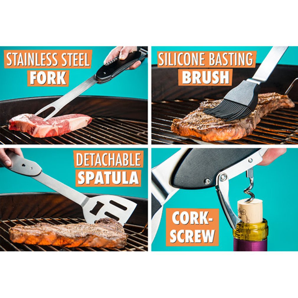 5in1 Folding BBQ Tool for Kitchen Accessories® Best Gadget Store