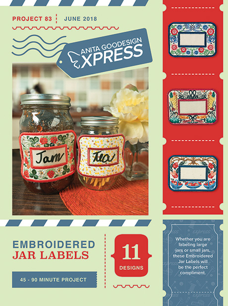 embroidered jar labels embroidery for home canning anita goodesign
