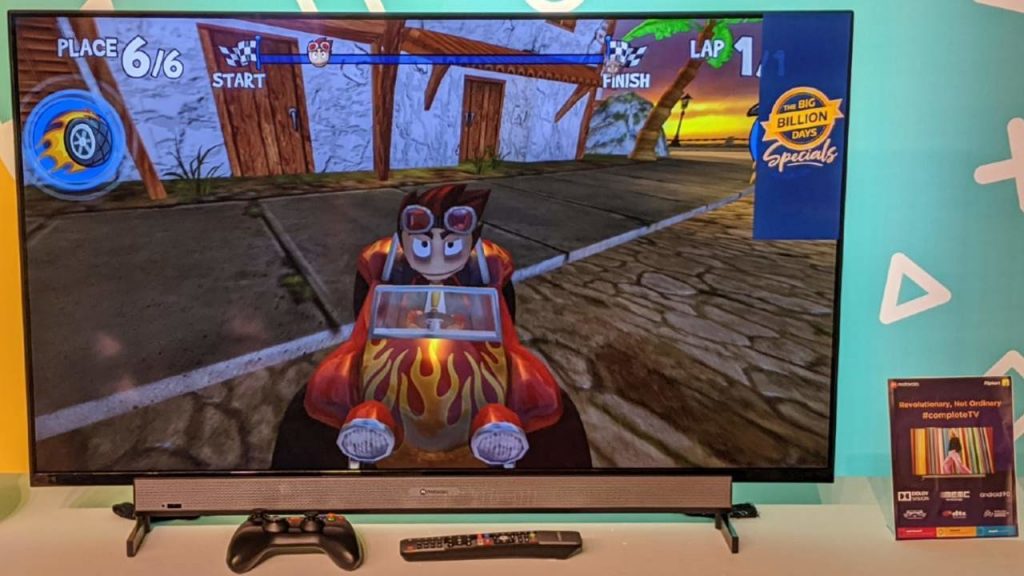 Moto TV, el primer Smart TV con especificaciones para Google Stadia.