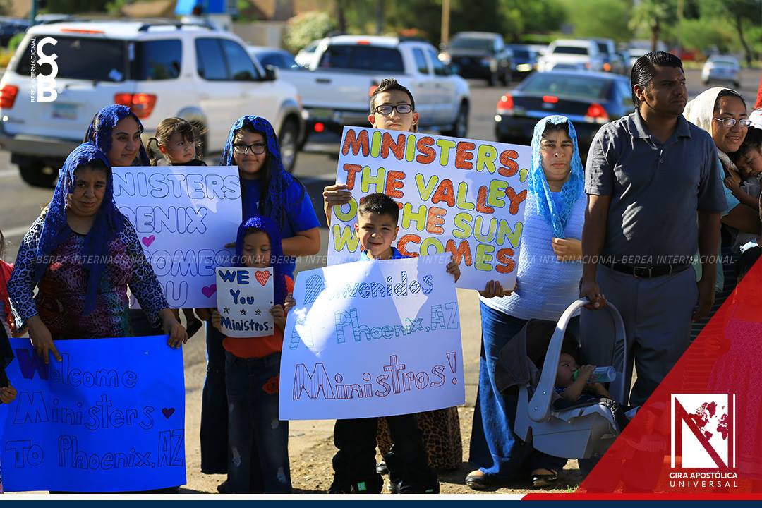 Los capitanes espirituales arriban a Phoenix, Arizona class=