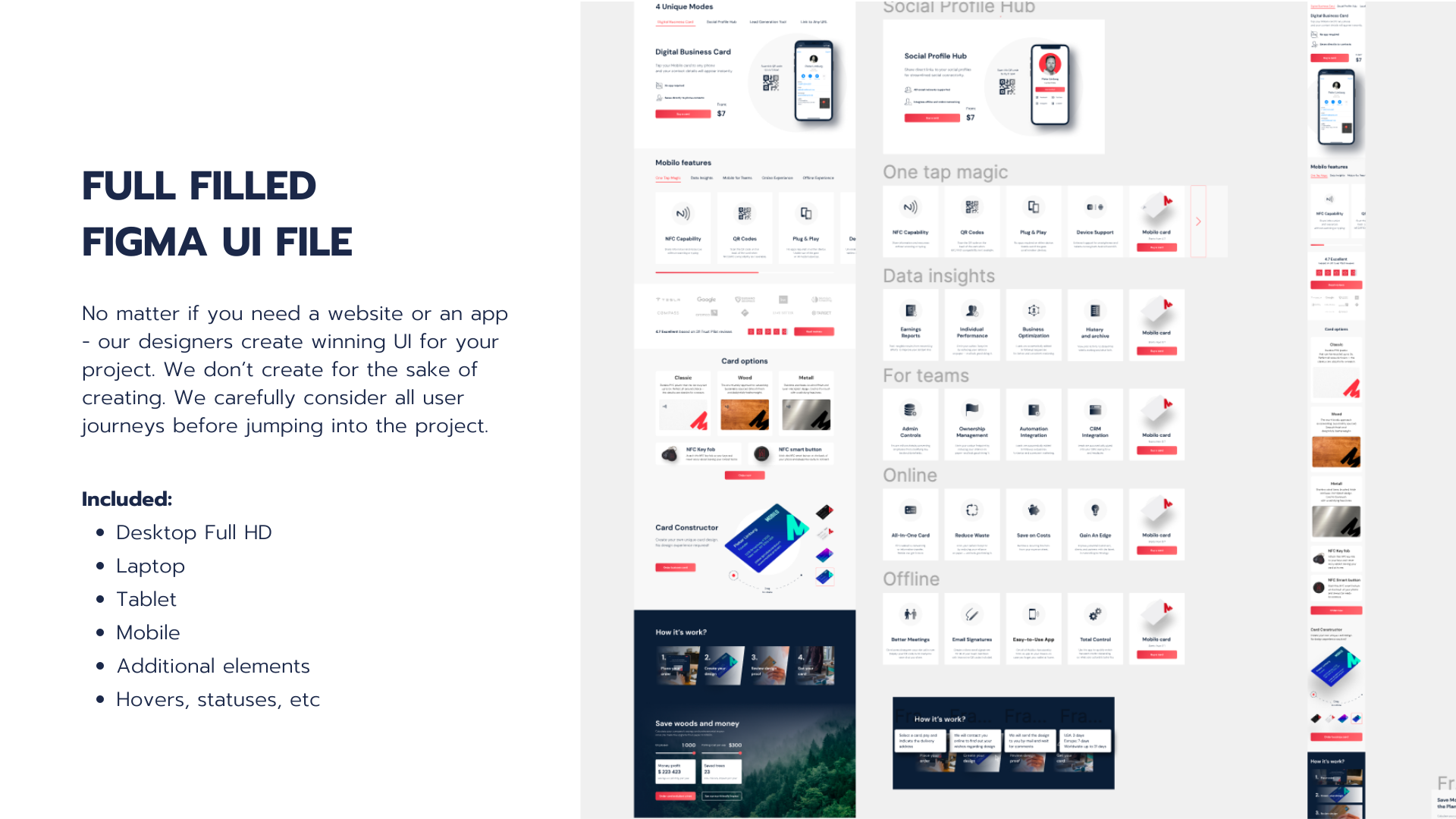 Project design in Figma.