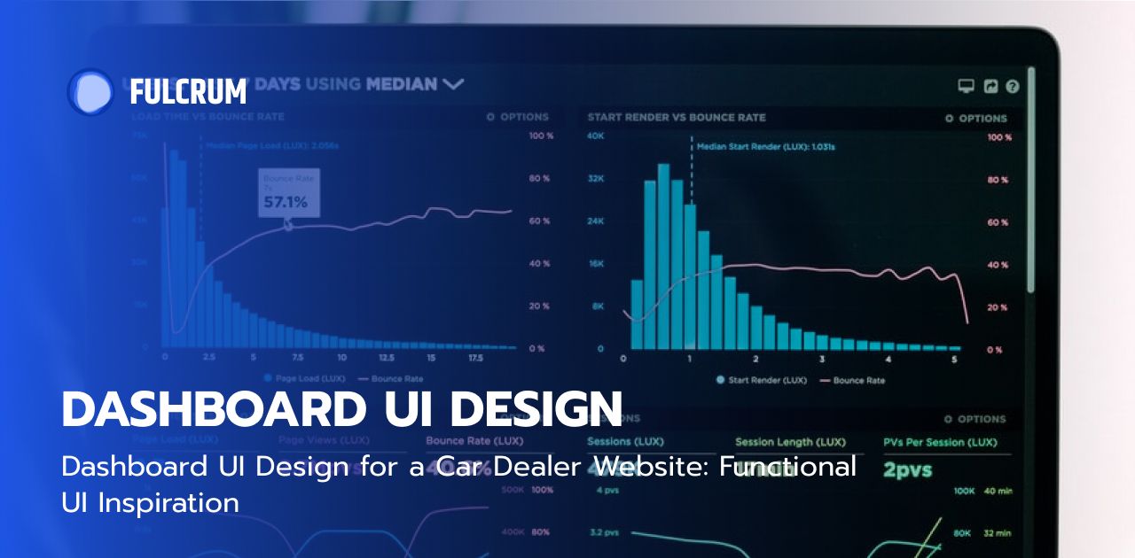 Dashboard UI Design for a Car Dealer Website: Functional UI Inspiration