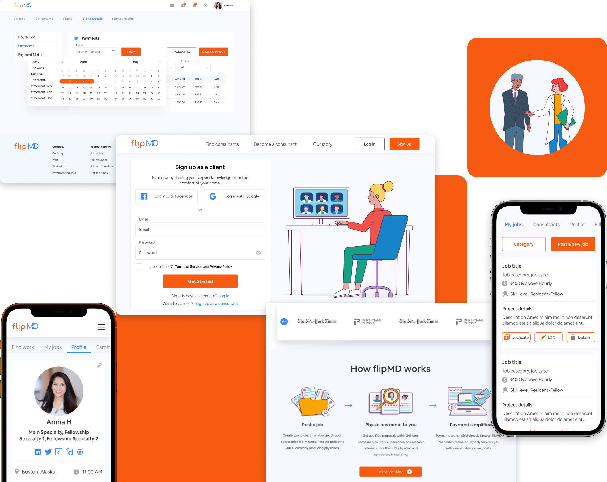 FlipMD Healthcare Marketplace.