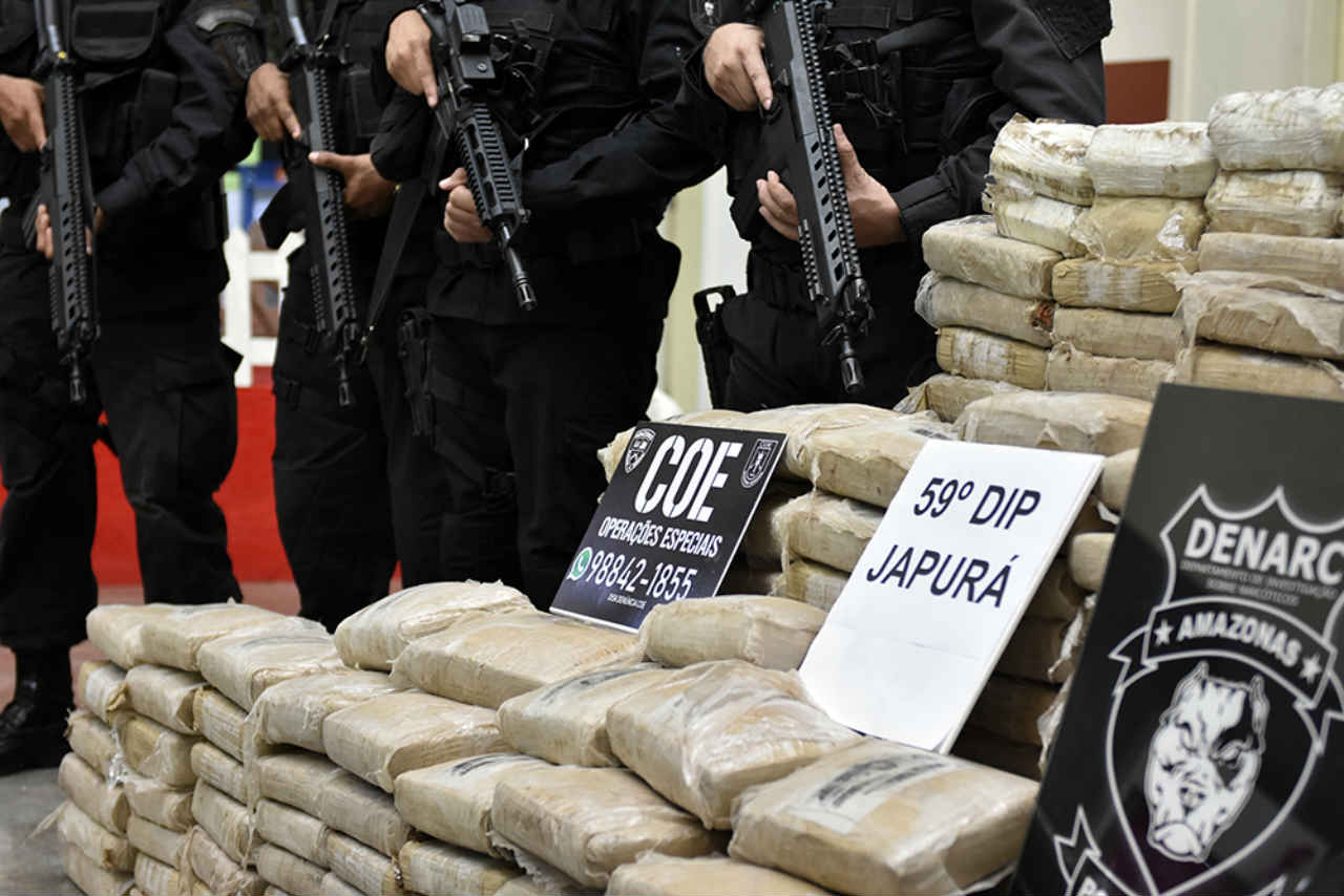 Operação apreende meia tonelada de drogas no interior do Amazonas