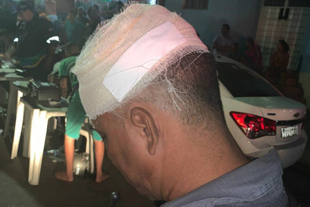 PM é atingido com garrafa na cabeça durante Lei Seca em Manaus