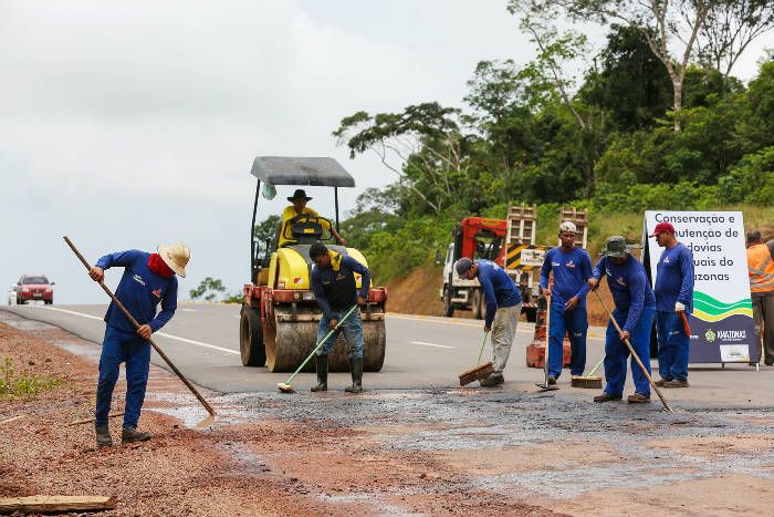 Recuperação e manutenção de trechos críticos iniciam na AM-070
