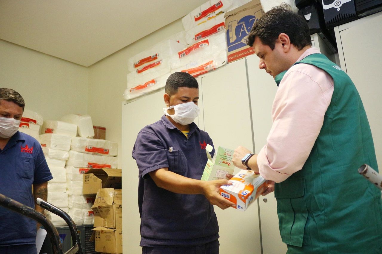 UBSs são abastecidas com kits de prevenção contra o novo coronavírus
