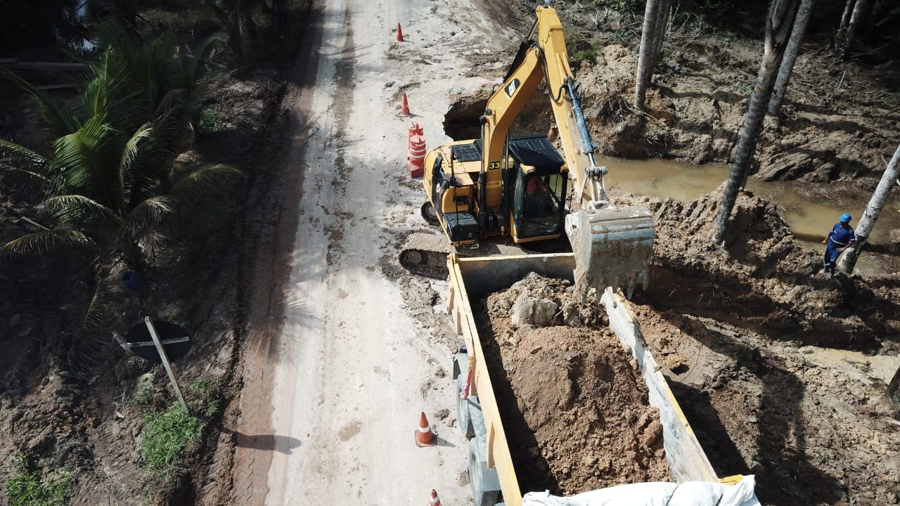 Trechos da AM-010 prejudicados por erosão são recuperados
