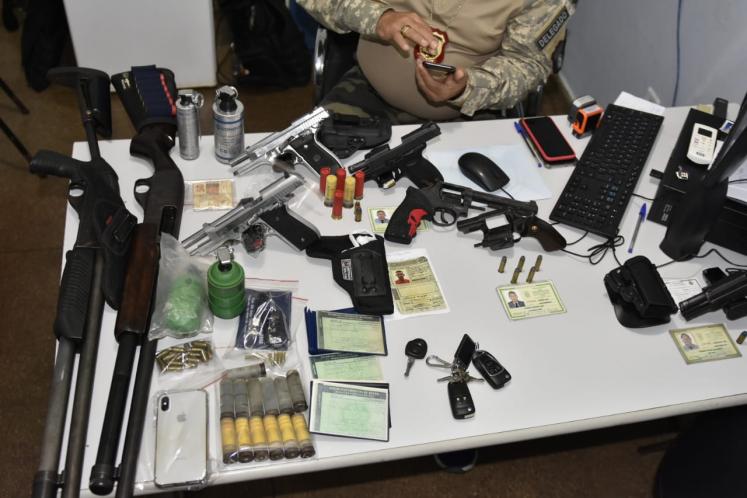 Ação apreende armas, munições e granadas na casa de Givancir