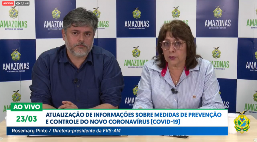 Amazonas tem 32 casos confirmados de coronavírus