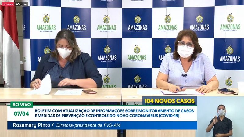 Amazonas registra 636 casos confirmados de coronavírus
