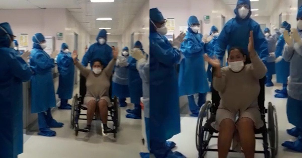 Paciente de Covid-19 deixa HPS 28 de Agosto sob aplausos