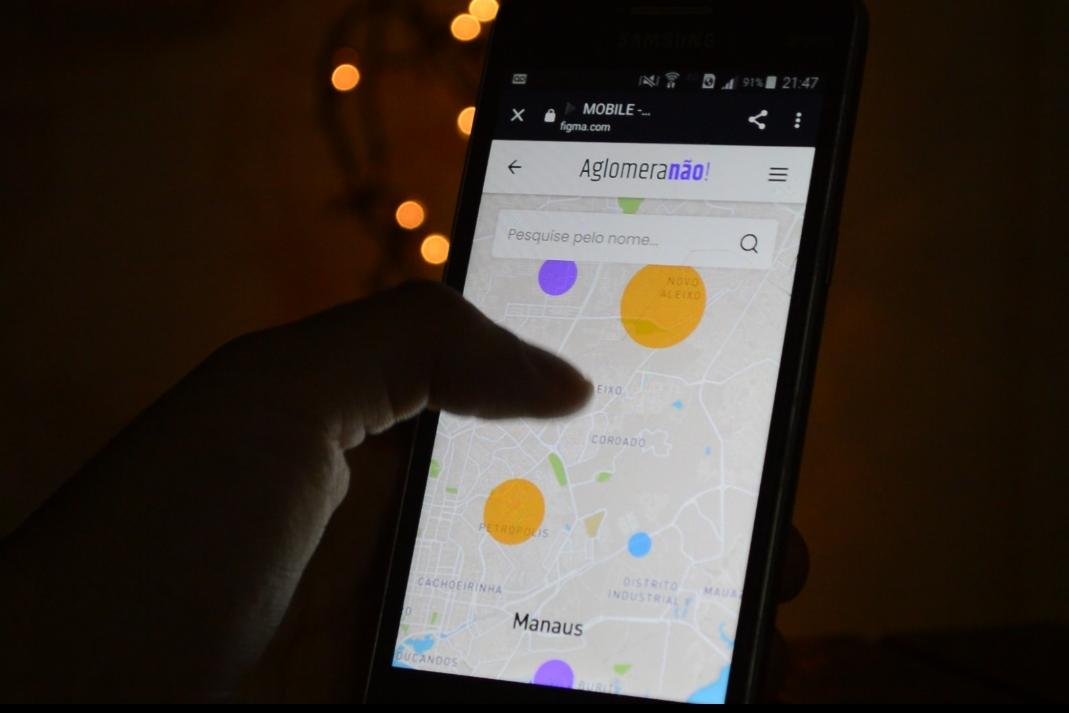 Site 'AglomeraNão' apresenta solução para evitar aglomeração de pessoas em lojas e mercados