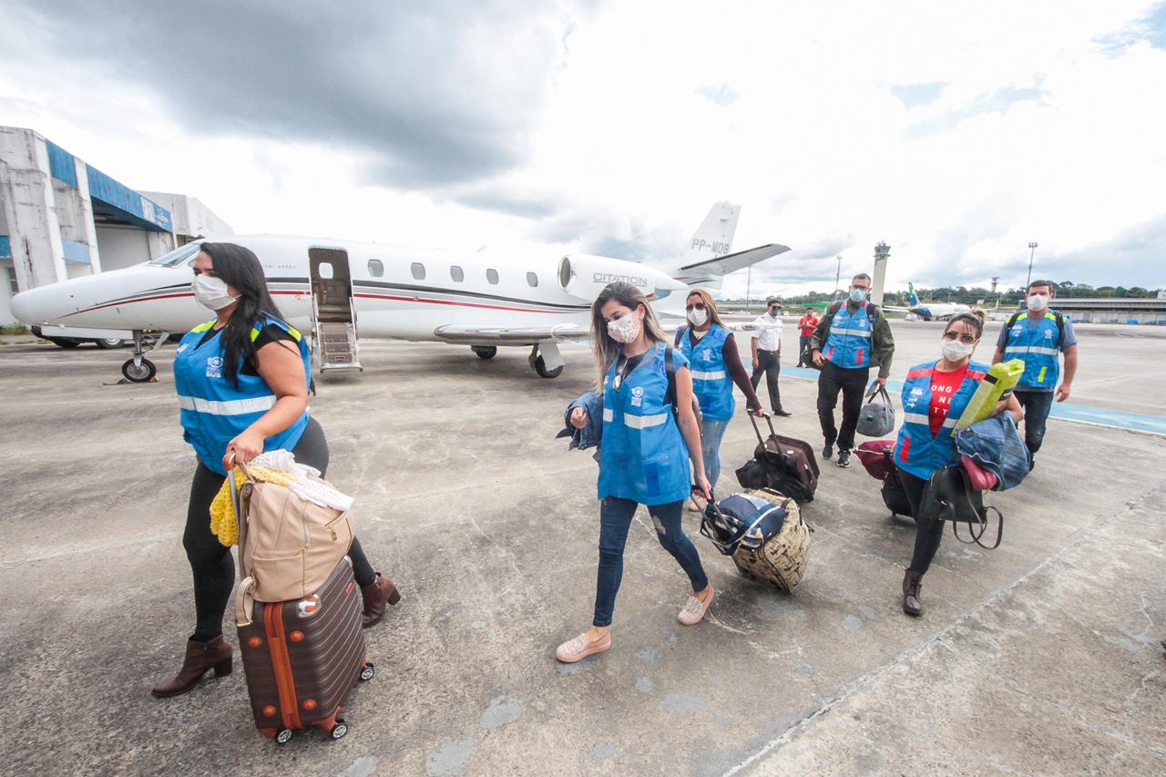 Amazonas recebe mais 13 profissionais da saúde