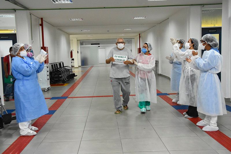 Hospital de campanha municipal registra mais 21 altas