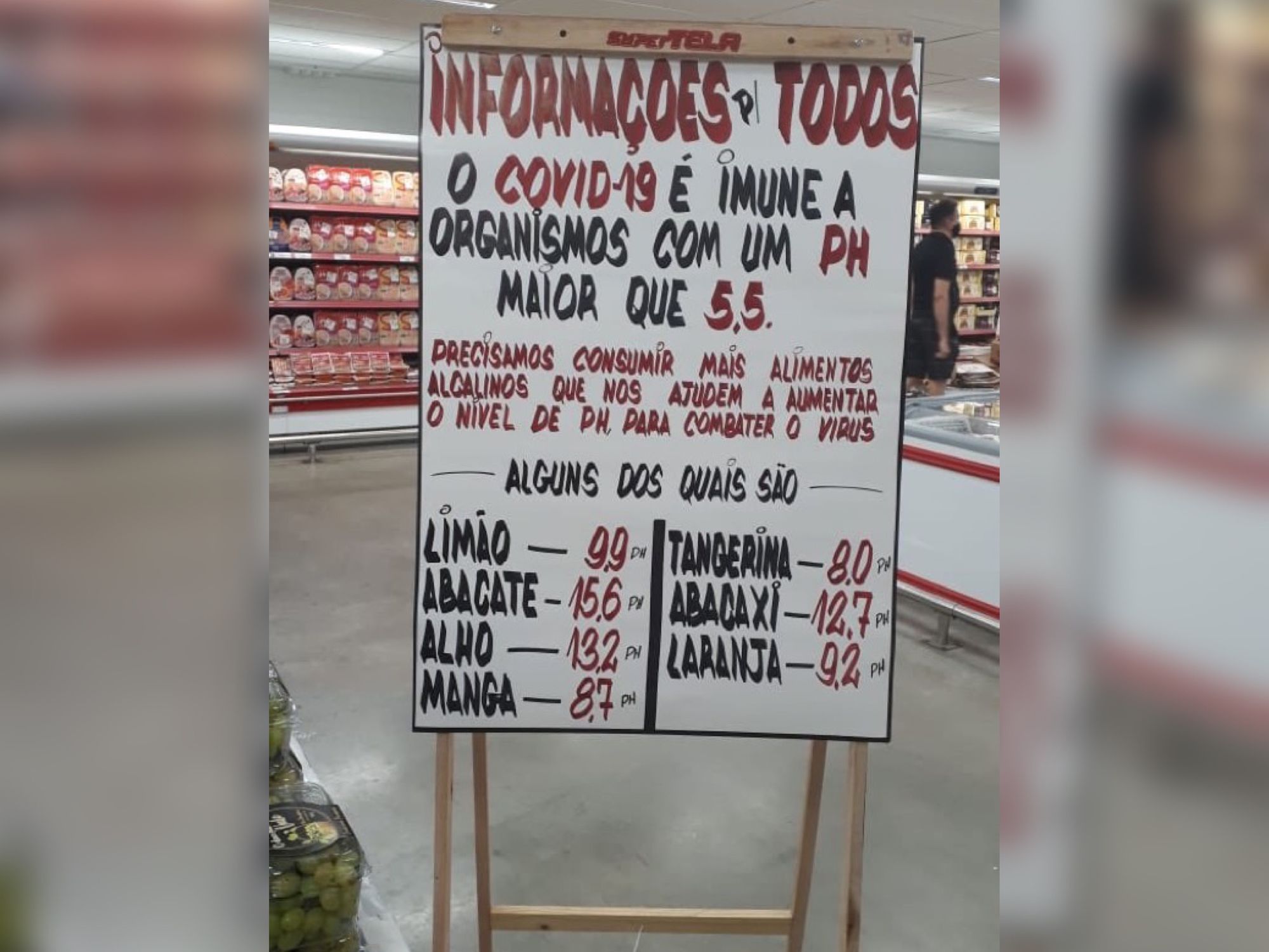 Assaí de Manaus espalha fake news sobre PH contra cornavírus