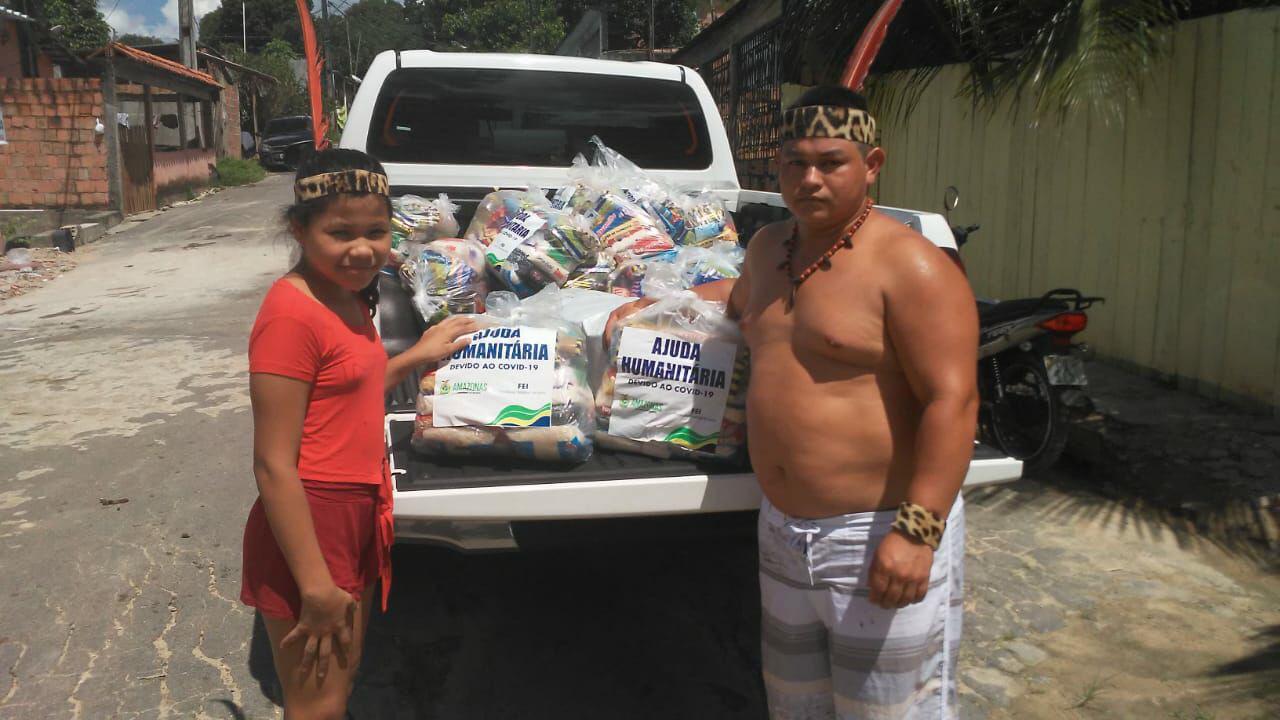 Mais de duas mil famílias indígenas recebem ajuda humanitária no Amazonas
