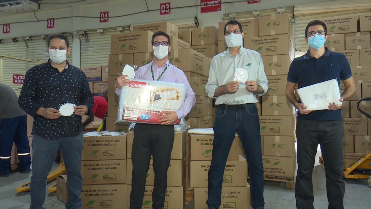 Amazonas recebe mais de 140 mil EPIs e materiais de empresas privadas
