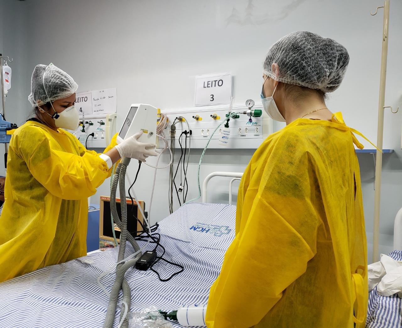 Hospital de Campanha de Manacapuru recebe novos respiradores