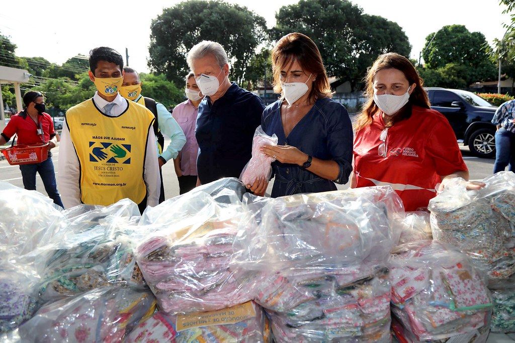 Manaus Solidária recebe 5,4 mil máscaras da Igreja dos Mórmons