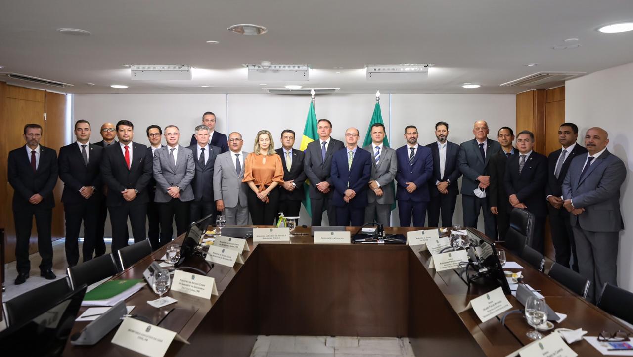 Secretário de Segurança se reúne com Bolsonaro e ministro da Justiça