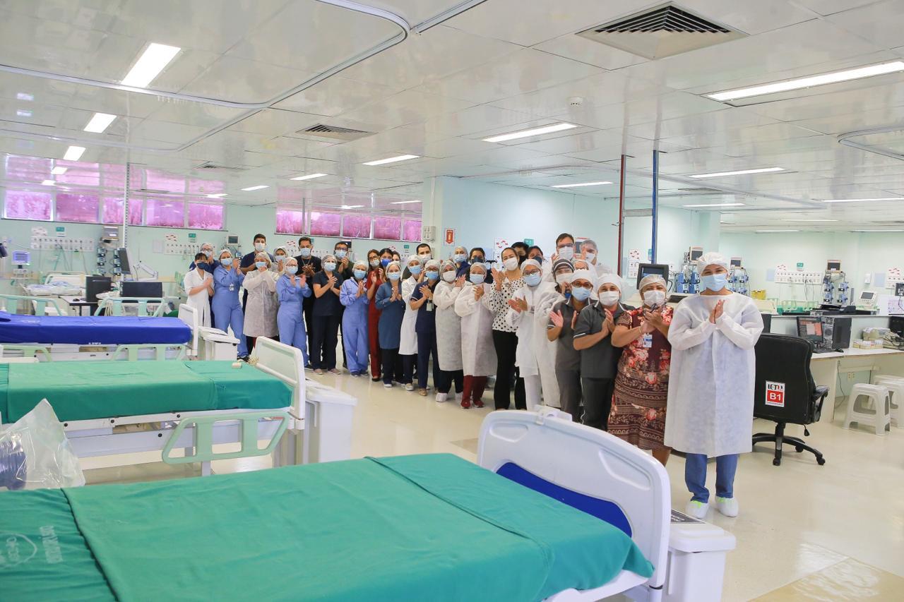 Hospital 28 de Agosto libera leitos de UTI destinados a pacientes com Covid-19
