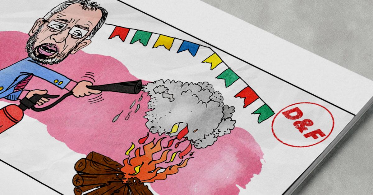 Então responda aí: Quem é que “joga gasolina no fogo”, senador?