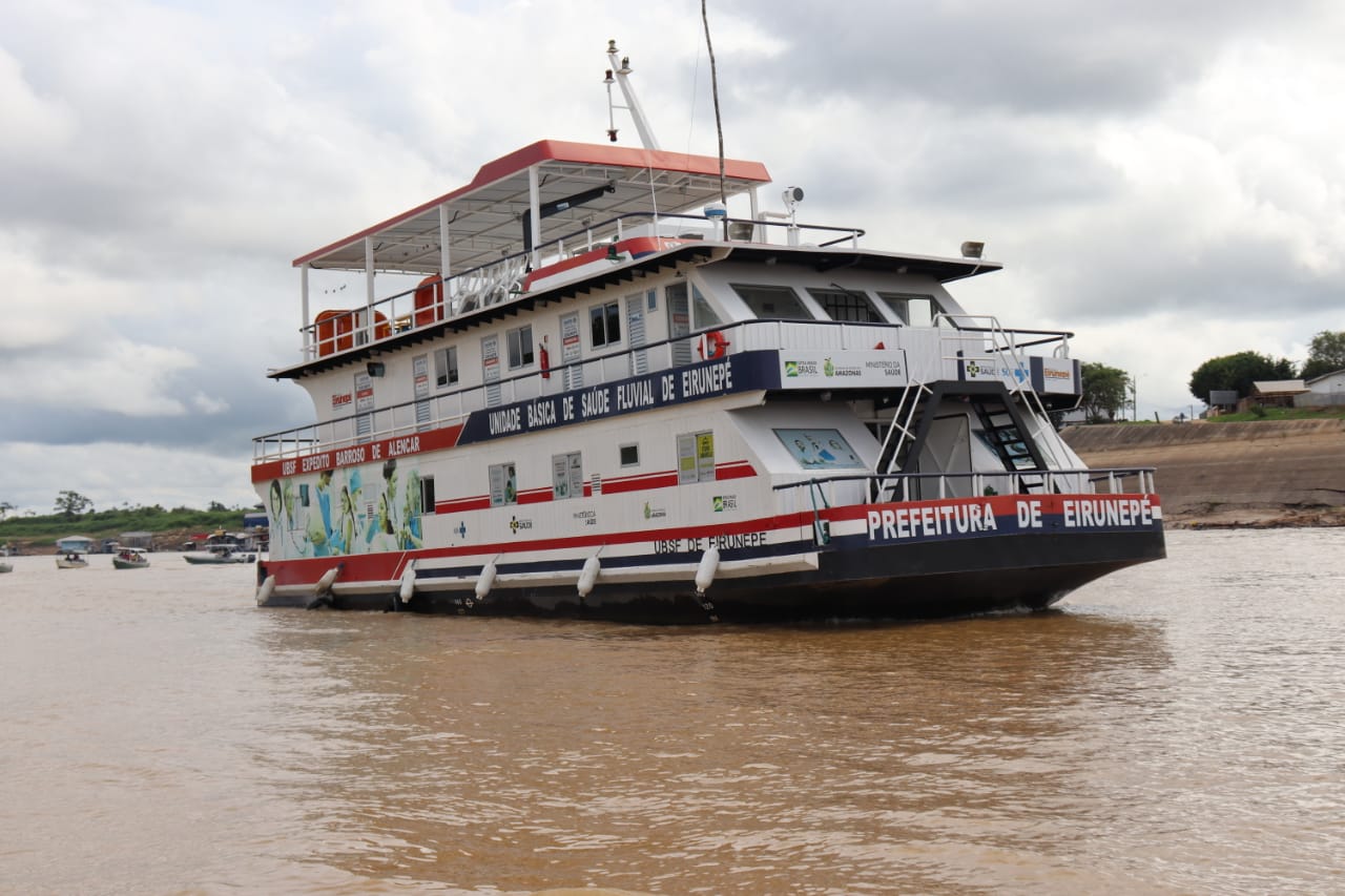 Inaugurada UBS fluvial para atender comunidades ribeirinhas de Eirunepé