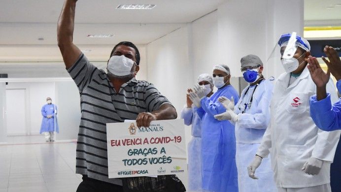 Amazonas chega a 50.980 pacientes recuperados de Covid-19