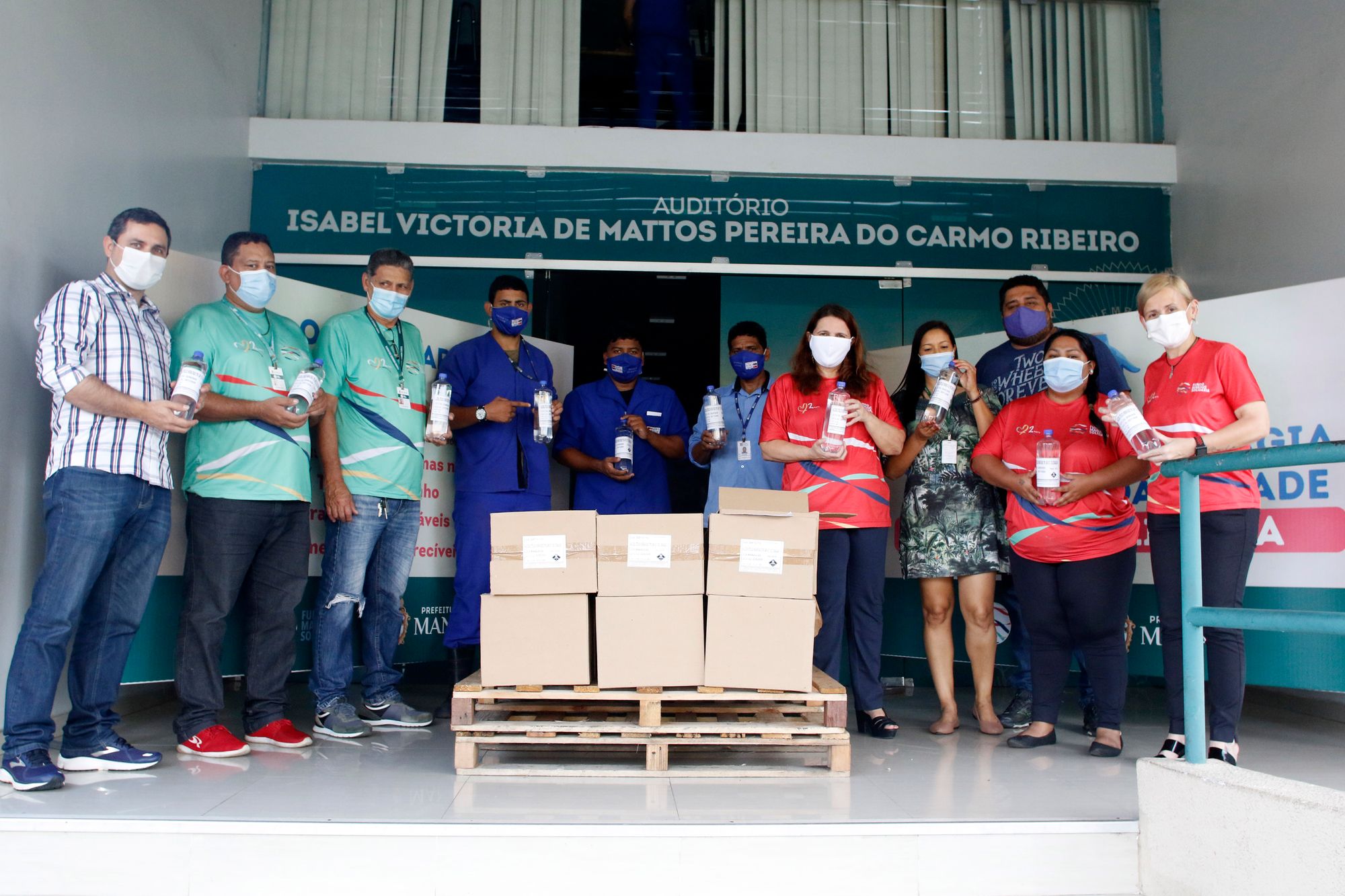Campanha #ManausSolidária recebe doação de álcool 70%