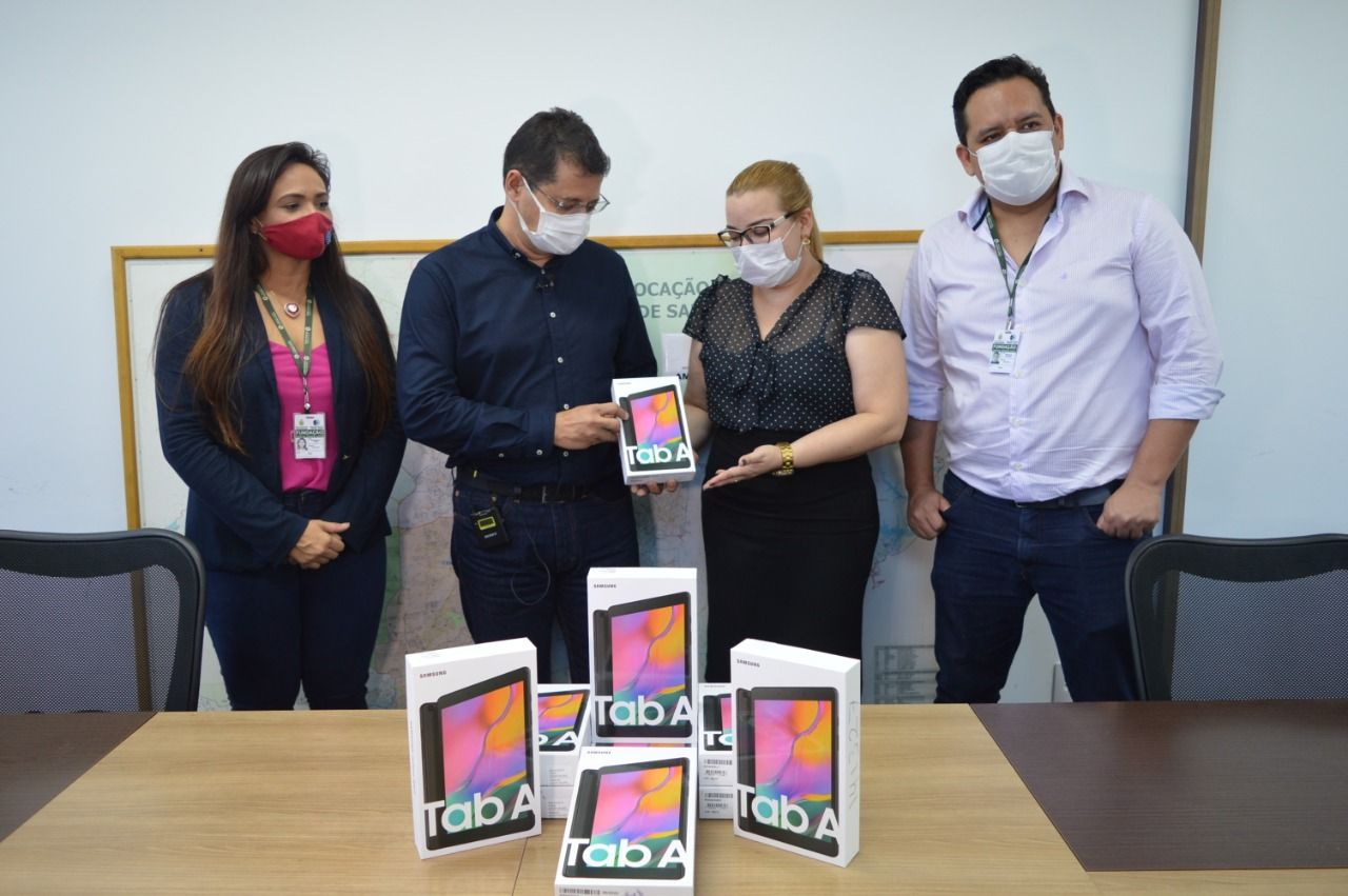 Susam entrega tablets para Fundação Hospital Adriano Jorge e Defesa Civil