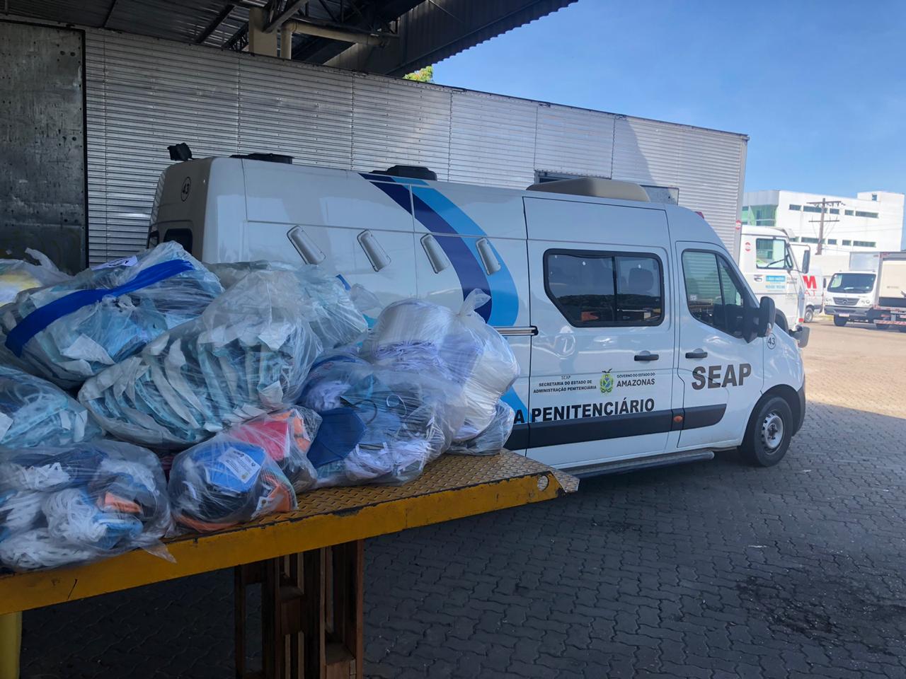 Seap entrega mais de 30 mil máscaras descartáveis à Susam