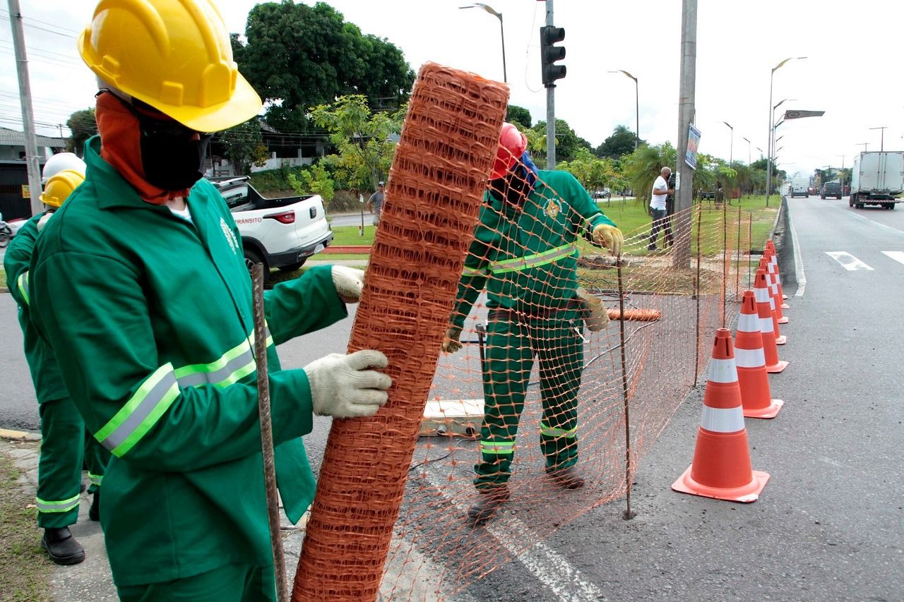 Max Teixeira será interditada para avanço da obra no Manoa