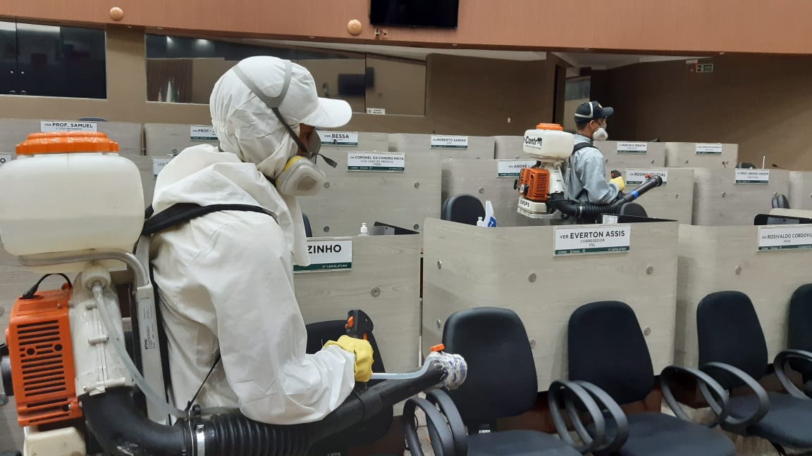CMM passa por nova sanitização contra Covid-19