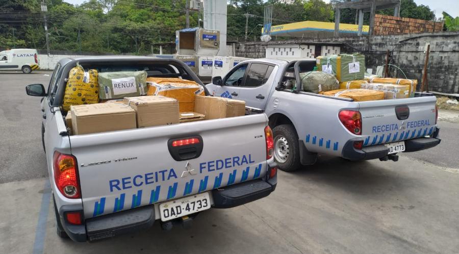 Em Manaus, Receita Federal apreende R$ 120 mil em mercadoria