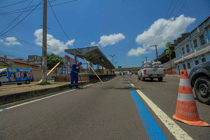Prefeitura libera faixa exclusiva da avenida Constantino Nery