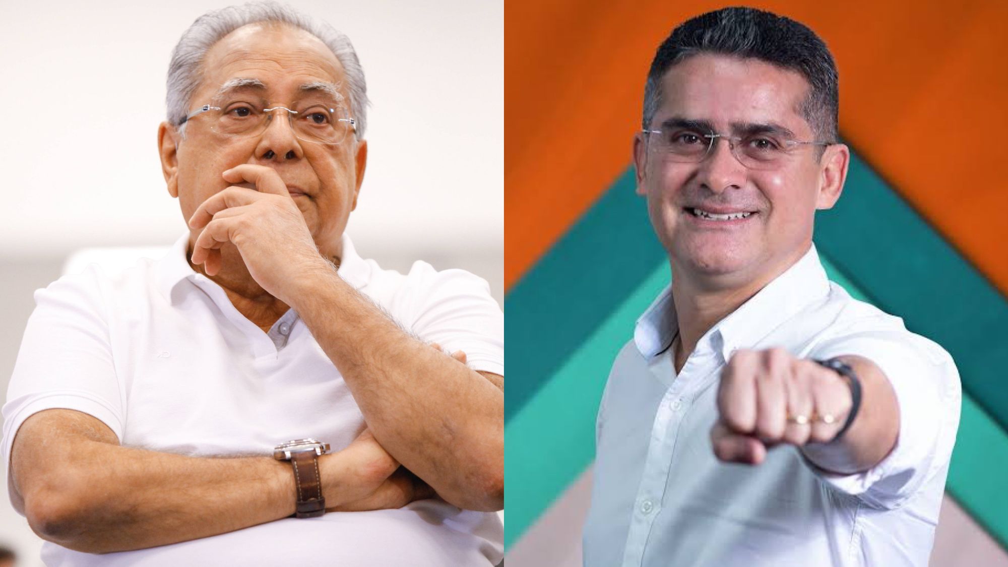 Pesquisa EAS coloca Amazonino e David no 2º turno, mas indecisos somam 69%