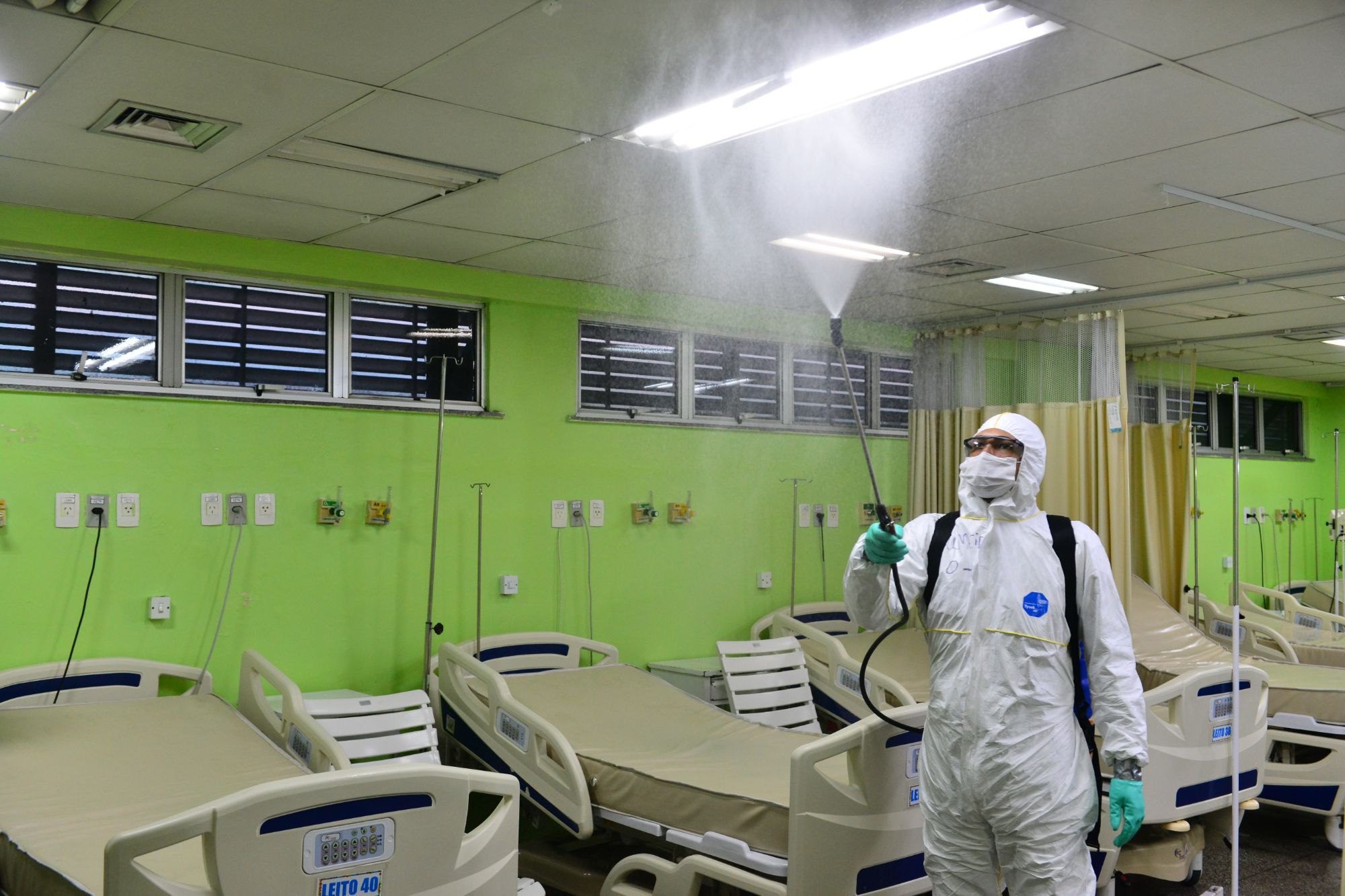 Fundação Hemoam passa por desinfecção nas salas de internações