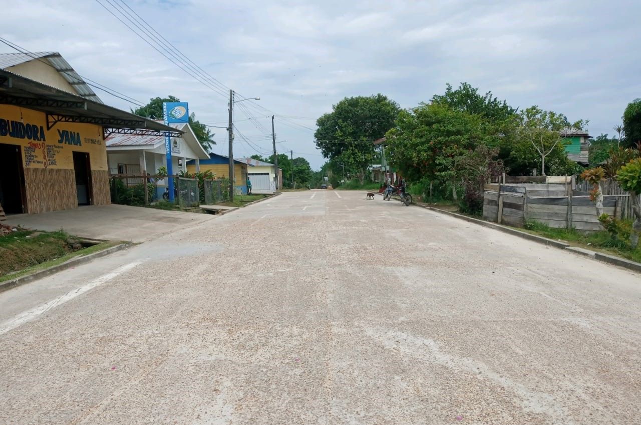 Obra de reconstrução do sistema viário de Amaturá será concluída em dezembro