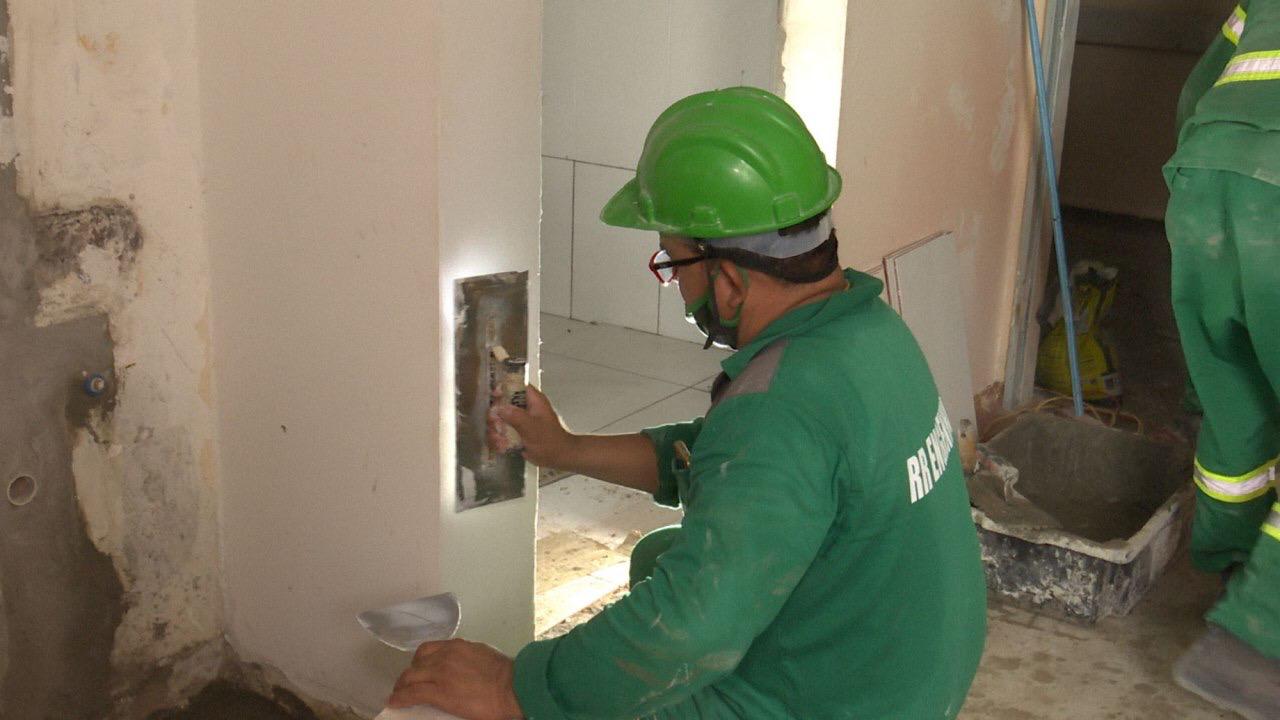 Obras avançam no Hospital e Pronto-Socorro João Lúcio